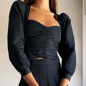 Aritzia Cream Blouse